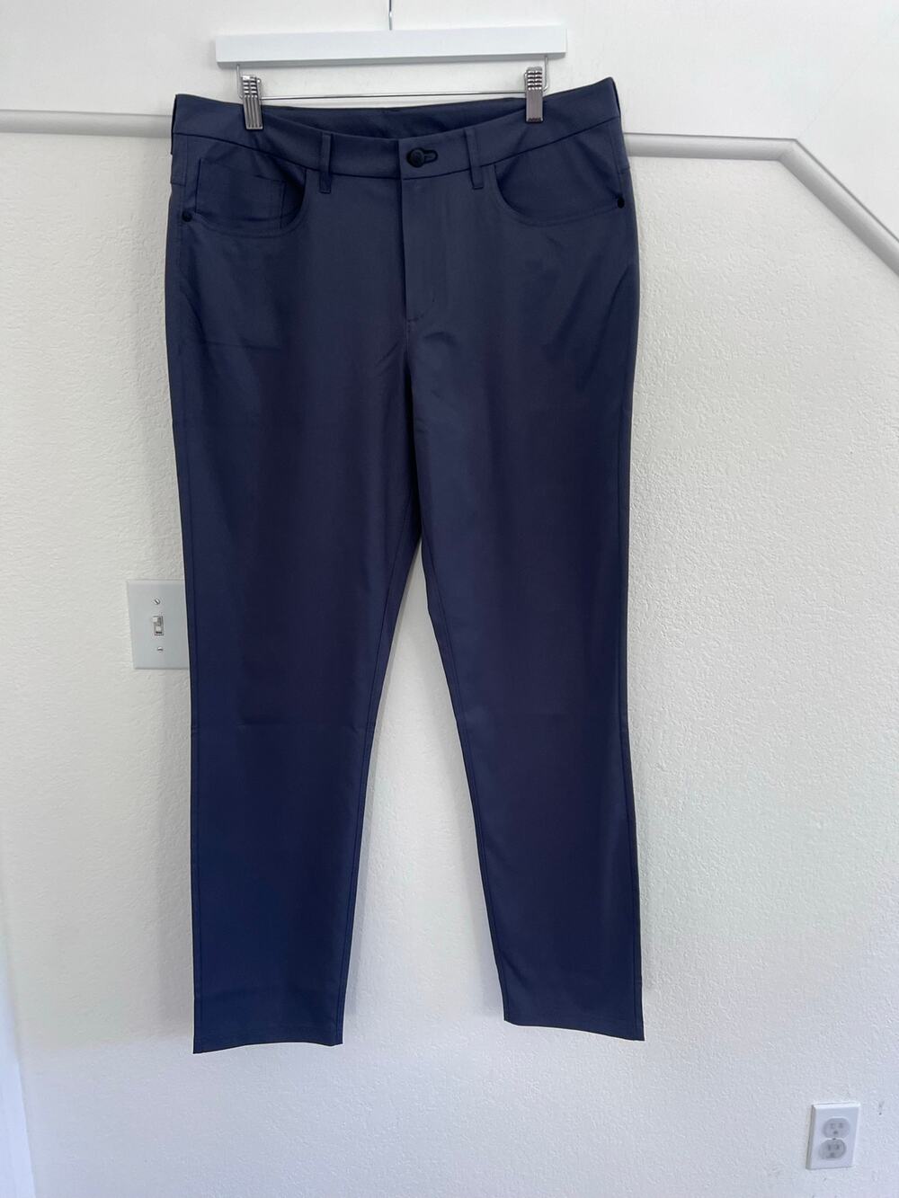 Public Rec Mens Workday 2.0 Dealmaker Performance Pants Slate 35 x 34 NWOT